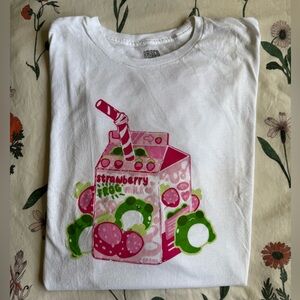 Strawberry Milk Frog Shirt